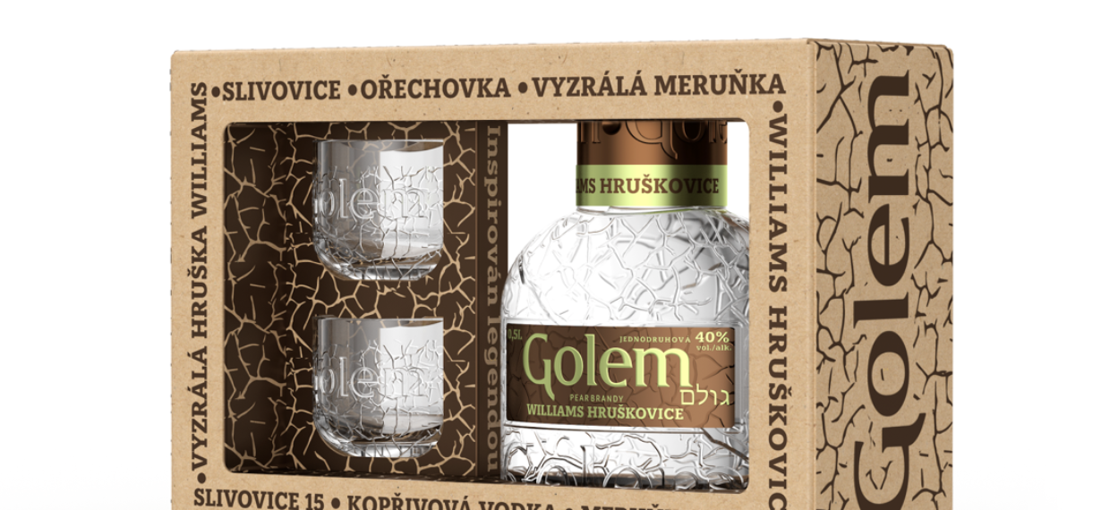 Nová dárková balení českých pálenek Golem