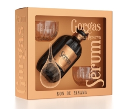 SERUM GORGAS Gran Reserva – dárkové balení se dvěma skleničkami 0,7l 40%